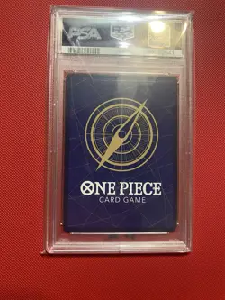 2023 ONE PIECE JPN PROMOS OFFICIAL EVENT PRIZE #005 QUEEN PSA 10 Card TCG - Image 3