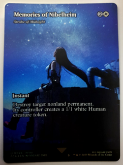 Memories of NIbelheim - FOIL Borderless Uncommon - MTG Final Fantasy - 0026 NM - Image 1
