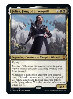 Felisa, Fang of Silverquill Commander Legends: Battle for Baldur's Gate MTG - Image 1