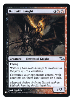 MTG - 1 x FOIL Kulrath Knight - Uncommon - The List: Shadowmoor (SHM) - M/NM - Image 1