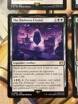 Water Wind Darkness Earth Crystal Lot of 4 (Regular) Final Fantasy English - NM - Image 4