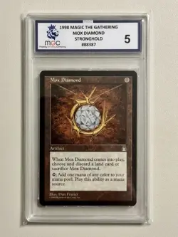 MTG - Mox Diamond - Stronghold (1998) - Graded 5-EX - Image 1