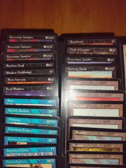 MTG Mirage Mixed Lot 65 Cards with Starter Deck Box And Rule Book - Image 4