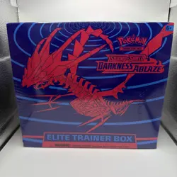 POKEMON TCG Sword Shield DARKNESS ABLAZE ELITE TRAINER BOX SEALED ETB - Image 1