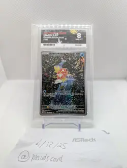 ACE 8 Magikarp 203/193 Illustration Rare Paldea Evolved Graded Pokemon Card - Image 1