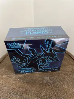 Phantasmal Flames Pokemon Center Exclusive ETB Elite Trainer Box New Sealed - Image 1