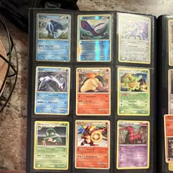Pokemon TCG Binder Lot Eevee Pikachu Flareon Groudon Suicune Holo Cards - Image 2