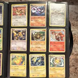 Pokemon TCG Binder Lot Eevee Pikachu Flareon Groudon Suicune Holo Cards - Image 3
