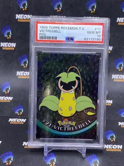1999 topps pokemon victreebell foil psa 10 - Image 1