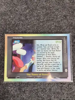 Topps Pokemon EP. 22 The Tower Of Terror Foil - Gengar Haunter Gastly Holo LP - Image 2