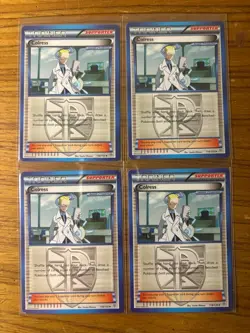 4x Colress (Team Plasma) 118/135 Pokemon TCG Plasma Storm Regular LP - Image 1