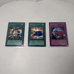 Yugioh TCG Eternal Duelist Soul Promo Set EDS Exchange Graceful Skull Dice NM - Image 1