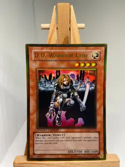 D.D. Warrior Lady - Gold Rare Limited Edition GLD1-EN015 - LP - YuGiOh - Image 1