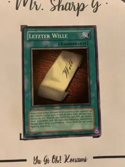 LETZTER WILLE - SDY-G035 DEUTSCH Yu-Gi-Oh! CARD COMMON KONAMI TCG OCG ORIGINAL - Image 4