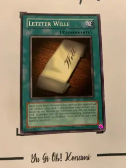 LETZTER WILLE - SDY-G035 DEUTSCH Yu-Gi-Oh! CARD COMMON KONAMI TCG OCG ORIGINAL - Image 5