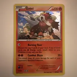 Entei 14/98 Cosmos Holo XY Ancient Origins Pokemon Card Trading Card TCG - Image 1