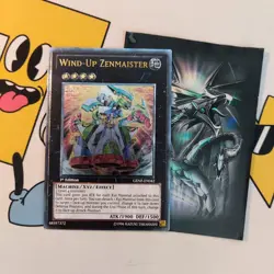 YUGIOH Ultimate Rare Wind-Up Zenmaister GENF-EN042 1st Edition Card - Image 1