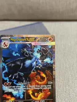 Mega Charizard X ex 125/094 SIR Phantasmal Flames Pokemon Card TCG Pack Fresh - Image 5