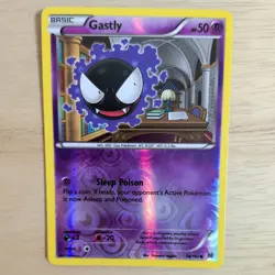 GASTLY 58/162 POKEMON CARD (XY BREAK THROUGH SET) REVERSE HOLO - Image 1