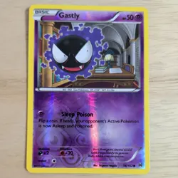 GASTLY 58/162 POKEMON CARD (XY BREAK THROUGH SET) REVERSE HOLO - Image 2