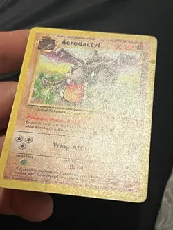 Pokemon Aerodactyl - 16/62 - Fossil Unlimited Rare Card WOTC TCG LP - Image 4