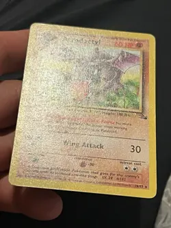 Pokemon Aerodactyl - 16/62 - Fossil Unlimited Rare Card WOTC TCG LP - Image 5