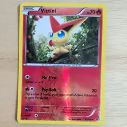 VICTINI 13/108 POKEMON CARD (XY ROARING SKIES SET) REVERSE HOLO - Image 2