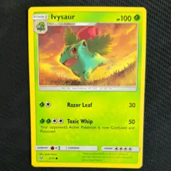 IVYSAUR 2/73 POKEMON CARD (SHINING LEGENDS SET) - Image 1