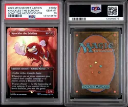 2025 MTG Secret Lair Sonic The Hedgehog Knuckles The Echidna Foil PSA 10 Gem - Image 3