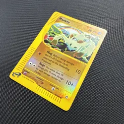 Mankey 92/147 reverse Holo Aquapolis MP Pokemon 2002 English ESeries - Image 1