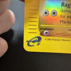 Mankey 92/147 reverse Holo Aquapolis MP Pokemon 2002 English ESeries - Image 5