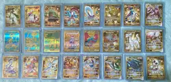 MASSIVE Pokemon TCG 24 Card Gold Secret Rare NM Lot Lugia Giratina Arceus - Image 2