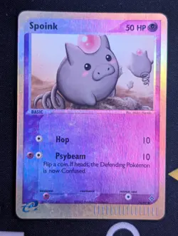 SPOINK 74/97 EX DRAGON REVERSE HOLO POKEMON TCG 2003 NM - Image 1