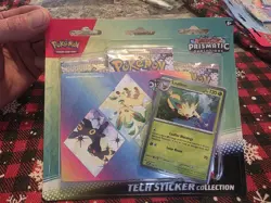 Pokemon TCG SEALED Prismatic Evolutions Tech Sticker Collection 2025 NM - Image 3