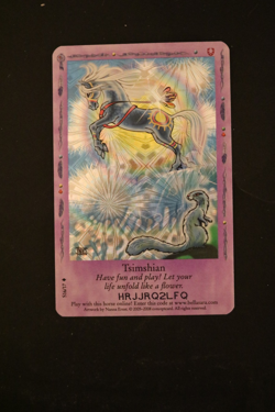 Bella Sara Trading Card - Native Lights - Foil S16/17 Tsimshian - Image 1