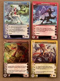 Chaotic Cards Lieutenant Lot of Rares Aivenna/Nivenna/Kepiaan/Jorre - All Max E - Image 1