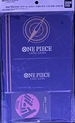 One Piece Card Game Storage Box And Straw Hat Don Set - Sealed - Image 1