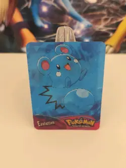 Pokemon Marill Panini Lenticular Card Azurill Azumarill Advanced Generation 2004 - Image 1