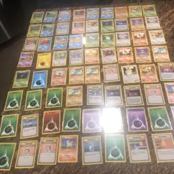 Vintage Bulk Base Cards Pokemon Card Lot #12 Pokemon Cards - Image 1