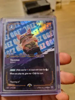 Teemo - Scout GGEZ OGN 197b/298 Riftbound Nexus Night Promo Card - NM - Image 1
