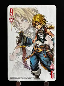 Zidane Tribal Final Fantasy Card 25th Anibersary Playing Cards Trump Japanese FF - Image 1