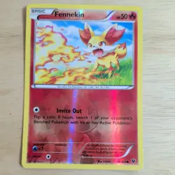 FENNEKIN 11/124 POKEMON CARD (XY FATES COLLIDE SET) REVERSE HOLO - Image 2