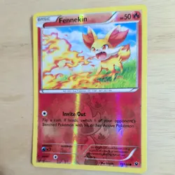 FENNEKIN 11/124 POKEMON CARD (XY FATES COLLIDE SET) REVERSE HOLO - Image 4
