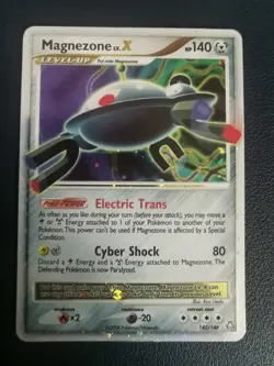 Pokemon Card Magnezone Lv.X 142/146 D&P Legends Awakened Holo Rare - Image 1