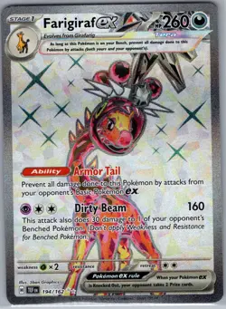 Farigiraf ex - 194/162 SV05: Temporal Forces - Pokemon Card - NM - Image 1