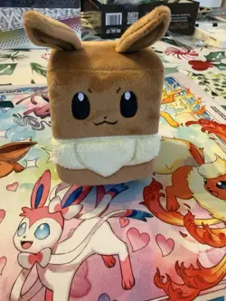 Pokemon TCG Prismatic Evolutions Eevee Card Pouch Case - Image 1