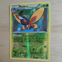 MOTHIM 4/124 POKEMON CARD (XY FATES COLLIDE SET) REVERSE HOLO - Image 4