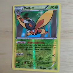 MOTHIM 4/124 POKEMON CARD (XY FATES COLLIDE SET) REVERSE HOLO - Image 5