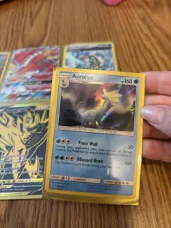 Pokemon rare holo card lot gyrados 21/98 and more poor played damaged full art - Image 2