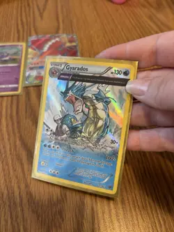 Pokemon rare holo card lot gyrados 21/98 and more poor played damaged full art - Image 4